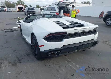 2018 Lamborghini Huracan Lp580-2S z USA, uszkodzony, nr VIN ZHWUR2ZF5JLA10866